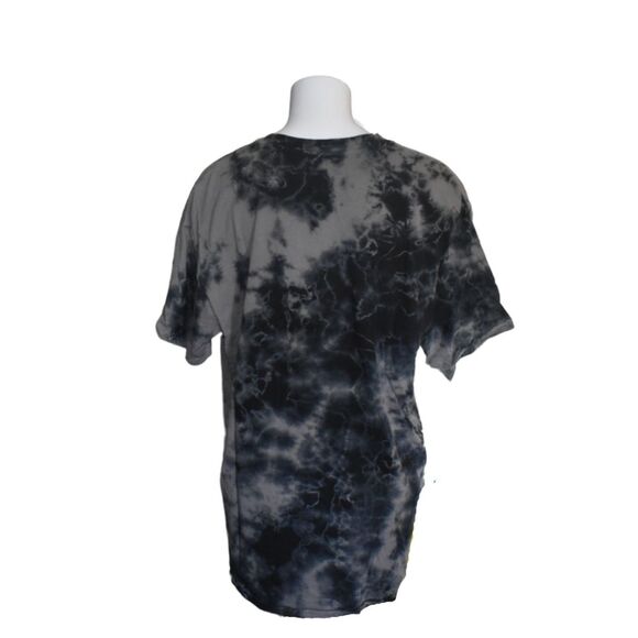 PS/LA Pacsun Oversized Tie Dye Tee Black Gray Womens One Size - Picture 2 of 5